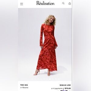 RÉALISATION PAR Gia Dress in Havana Print
